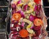 A picture of step 5 of Mum's oven baked Salmon.