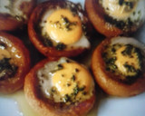 Foto del paso 7 de la receta: Champiñones rellenos de huevos de codorniz