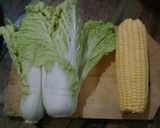 Foto langkah ke 1 dari resep Tumis Sawi putih jagung manis.