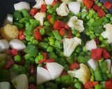 A picture of step 6 of Kolhapuri Mixed Veg Curry.