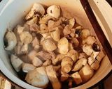Pas rețetă Tocăniță de ciuperci cu carne de porc și orez! 3 fotografie