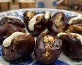 A picture of step 3 of Stuffed Dates| Ramadan Special.
