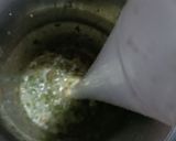 A picture of step 3 of Dhaniya chutney.