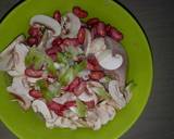 Ayam kukus kacang merah dan jamur tiram (menu diet) langkah memasak 1 foto