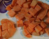A picture of step 2 of Fried Sweet Potato.