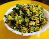 வெண்டைக்காய் கூட்டு ரெசிபி ஸ்டேப் 3 புகைப்படம்