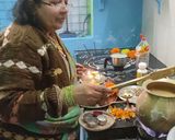 A picture of step 6 of #Pongal special sarkari pongal#Sweet dish#.