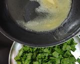 A picture of step 1 of Spinach corn quesadilla.