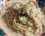 Foto langkah ke 3 dari resep Creamy Salmon Pasta.