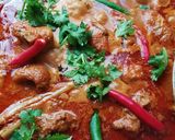 Gambar langkah 9 resipi Ayam Masak Merah Berempah.