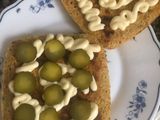 Pan de avena para sándwich y bocadillos (en microondas)
