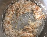 A picture of step 3 of Yellow Rice with Vermicelli الرز الأصفر مع شعريه.