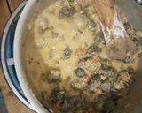 A picture of step 8 of Matumbo with plain yoghurt.