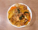 Foto langkah ke 6 dari resep 간장 닭갈비 Ganjang Dakgalbi (Tumis Ayam Kecap ala Korea) - kids friendly.