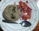 A picture of step 13 of Beef pilau with tinge of coconut.