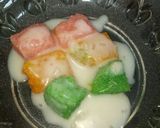 Foto langkah ke 8 dari resep Ongol-ongol/cenil with thai's fla.