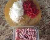 Foto del paso 1 de la receta: Guisantes con bacon