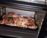 Foto del paso 13 de la receta: Pollo y conejo al horno acompañado con rocoto relleno y soltero de habas