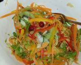 A picture of step 5 of Fresh green garden salad.