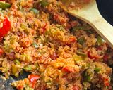 Une image de l'étape 4 de Paella maison en cocotte 😃.