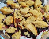Áfonyás rakott császármorzsa (szénhidrát csökkentett) recept fázis 6 fotója