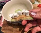 A picture of step 3 of Granny Smith teeth #halloween.