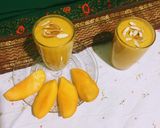 A picture of step 3 of Mango Milk Shake.
