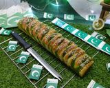 A picture of step 6 of Chicken Cheese Bread 14 August special.