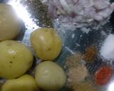 A picture of step 1 of Potato bread pockets.