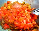 A picture of step 5 of Aloo beans.