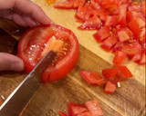 A picture of step 1 of Tofu Tomato Soup.