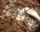 A picture of step 2 of my breakfast pork sausage gravy.