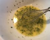 A picture of step 1 of Garlic lemon rosemary chicken thighs.