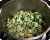 A picture of step 6 of Zucchini soup.