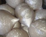 A picture of step 4 of Corn & cassava flour swallow.