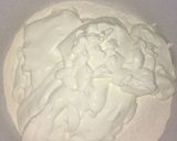 A picture of step 1 of 2 ingredients dough.