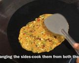 A picture of step 6 of Sorghum masala roti.