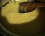 A picture of step 2 of Rajasthani Besan Kadhi.