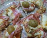 Foto del paso 10 de la receta: Menú fácil - pizza con provolone y algo más
