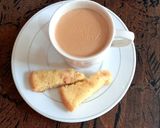 A picture of step 7 of Tea time, with homemade cake.