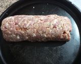 Foto del paso 3 de la receta: Pan de carne de cerdo con papas, batatas y cebollas caramelizadas