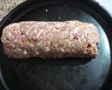 Foto del paso 3 de la receta: Pan de carne de cerdo con papas, batatas y cebollas caramelizadas
