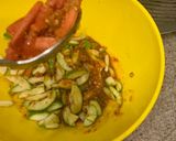 A picture of step 3 of Chatpatta kachi Keri or gaajar ka achaar 🥕🥭👌🏻.
