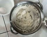 A picture of step 2 of Monster Oreo Cake with Oreo Buttercream Frosting.