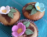 Foto del paso 12 de la receta: Ponquesitos marmoleados de chocolate y almendras