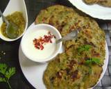 Spinach Thalipeeth recipe step 4 photo
