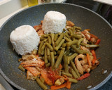 Foto del paso 5 de la receta: Arroz basmati con pavo y verduritas al curry xpress