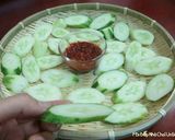 Hình bước làm 1 của món Nộm Dưa Chuột 오이무침