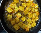 A picture of step 1 of Spinach with paneer.