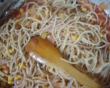 Foto del paso 5 de la receta: Spaghetti rojo con elote 🌽😋😋